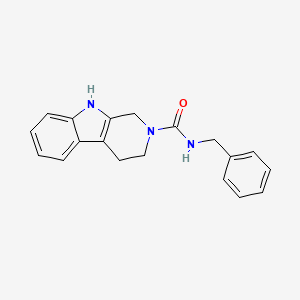 molecular formula C19H19N3O B11009713 n-Benzyl-1,3,4,9-tetrahydro-2h-beta-carboline-2-carboxamide 