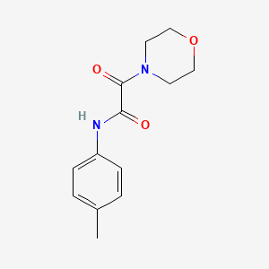molecular formula C13H16N2O3 B11010136 N-(4-methylphenyl)-2-(morpholin-4-yl)-2-oxoacetamide 