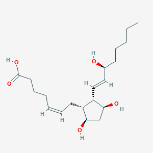 molecular formula C20H34O5 B110107 ent-8-iso-15(S)-Prostaglandin F2alpha CAS No. 214748-66-0