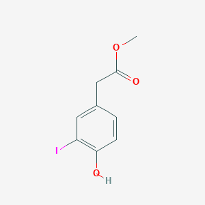 molecular formula C9H9IO3 B110118 Methyl 2-(4-hydroxy-3-iodophenyl)acetate CAS No. 352469-17-1