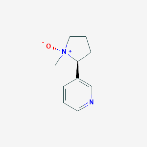 molecular formula C10H14N2O B110123 Pyridine, 3-((1R,2S)-1-methyl-1-oxido-2-pyrrolidinyl)- CAS No. 51020-67-8
