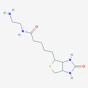molecular formula C12H22N4O2S B110132 N-(2-AMINOETHYL)-BIOTINAMIDE CAS No. 1231488-78-0