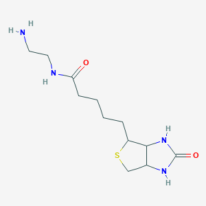 molecular formula C12H22N4O2S B110132 Biotin-EA CAS No. 1231488-78-0