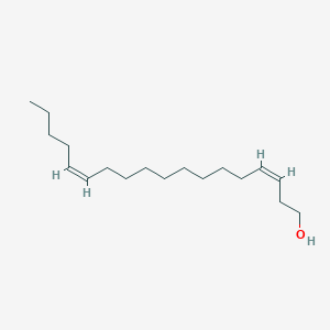 molecular formula C₁₈H₃₄O B110154 3,13-十八碳二烯-1-醇，(3Z,13Z)- CAS No. 66410-24-0