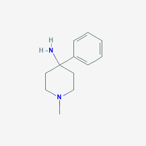molecular formula C12H18N2 B110165 1-Methyl-4-phenylpiperidin-4-amine CAS No. 100316-65-2