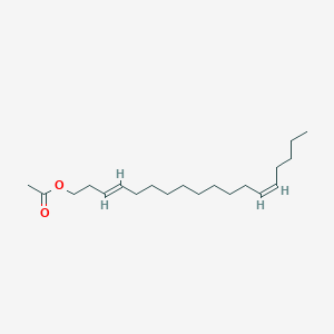 molecular formula C₂₀H₃₆O₂ B110168 (E,Z)-3,13-Octadecadienyl acetate CAS No. 53120-26-6
