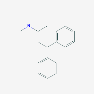 molecular formula C18H23N B110171 Trimethyldiphenylpropylamine CAS No. 13957-55-6