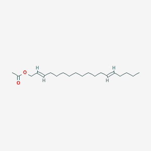molecular formula C20H36O2 B110173 2,13-Octadecadien-1-ol, 1-acetate, (2Z,13Z)- CAS No. 86252-65-5