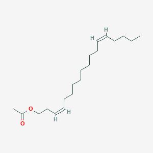 molecular formula C20H36O2 B110176 (Z,Z)-3,13-十八碳二烯-1-醇乙酸酯 CAS No. 53120-27-7