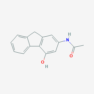 molecular formula C15H13NO2 B110189 N-(4-Hydroxy-9H-fluoren-2-YL)acetamide CAS No. 64724-49-8