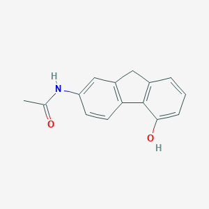 molecular formula C15H13NO2 B110190 乙酰胺，N-(5-羟基-9H-芴-2-基)- CAS No. 1147-55-3