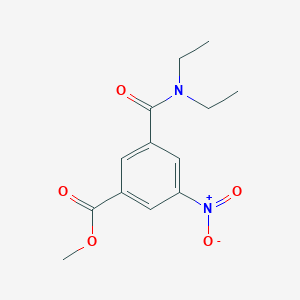 molecular formula C13H16N2O5 B11019108 Methyl 3-(diethylcarbamoyl)-5-nitrobenzoate 