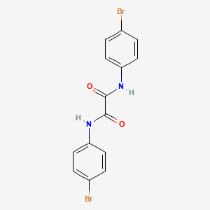 molecular formula C14H10Br2N2O2 B11019488 N,N'-bis(4-bromophenyl)oxamide 