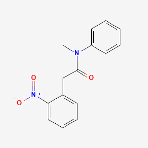molecular formula C15H14N2O3 B11019901 N-methyl-2-(2-nitrophenyl)-N-phenylacetamide 