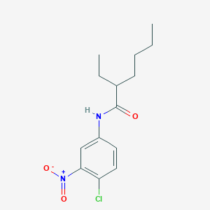 molecular formula C14H19ClN2O3 B11020355 N-(4-chloro-3-nitrophenyl)-2-ethylhexanamide 