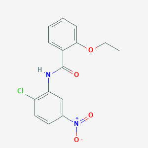 molecular formula C15H13ClN2O4 B11020686 N-(2-chloro-5-nitrophenyl)-2-ethoxybenzamide 