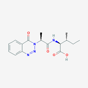 molecular formula C16H20N4O4 B11020987 N-[(2S)-2-(4-oxo-1,2,3-benzotriazin-3(4H)-yl)propanoyl]-L-isoleucine 