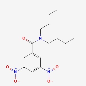 molecular formula C15H21N3O5 B11020989 N,N-dibutyl-3,5-dinitrobenzamide 