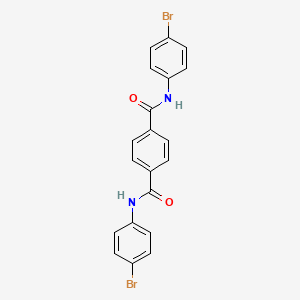 molecular formula C20H14Br2N2O2 B11021336 N,N'-bis(4-bromophenyl)terephthalamide CAS No. 38636-25-8