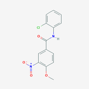 molecular formula C14H11ClN2O4 B11021571 N-(2-chlorophenyl)-4-methoxy-3-nitrobenzamide 