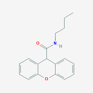 molecular formula C18H19NO2 B11021876 N-butyl-9H-xanthene-9-carboxamide 