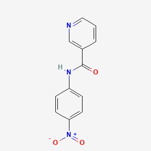 molecular formula C12H9N3O3 B11022292 N-(4-nitrophenyl)pyridine-3-carboxamide 
