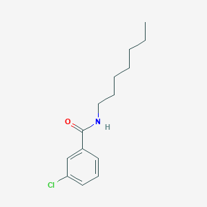molecular formula C14H20ClNO B11022300 3-chloro-N-heptylbenzamide CAS No. 302909-51-9