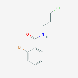 molecular formula C10H11BrClNO B11022721 2-bromo-N-(3-chloropropyl)benzamide 