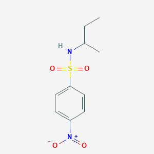 molecular formula C10H14N2O4S B11023248 Benzenesulfonamide, N-(1-methylpropyl)-4-nitro- CAS No. 89840-81-3