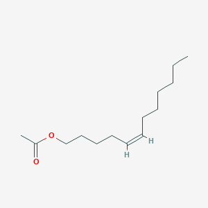 molecular formula C14H26O2 B110234 5-Dodecen-1-ol, acetate, (Z)- CAS No. 16676-96-3