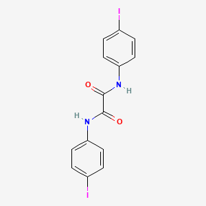molecular formula C14H10I2N2O2 B11023713 N,N'-bis(4-iodophenyl)ethanediamide 