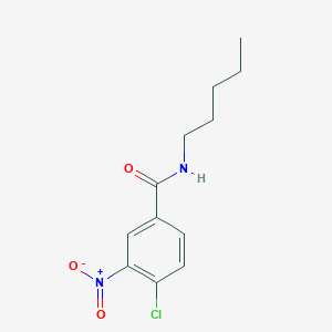 molecular formula C12H15ClN2O3 B11023994 4-chloro-3-nitro-N-pentylbenzamide 