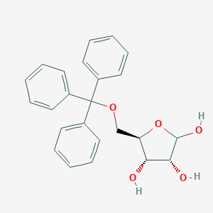 molecular formula C24H24O5 B110250 5-O-Trityl-D-ribofuranose CAS No. 53225-58-4