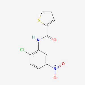 molecular formula C11H7ClN2O3S B11025204 N-(2-chloro-5-nitrophenyl)thiophene-2-carboxamide 