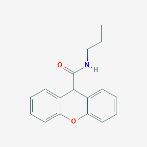 molecular formula C17H17NO2 B11025364 N-propyl-9H-xanthene-9-carboxamide 