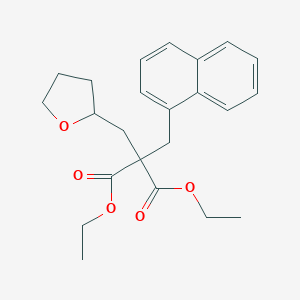 molecular formula C23H28O5 B110254 Diethyl (1-naphthylmethyl)(tetrahydrofurfuryl)malonate CAS No. 85068-37-7