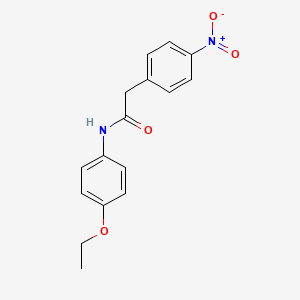 molecular formula C16H16N2O4 B11025510 N-(4-ethoxyphenyl)-2-(4-nitrophenyl)acetamide 
