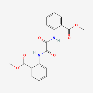molecular formula C18H16N2O6 B11025671 Methyl 2-({2-[2-(methoxycarbonyl)anilino]-2-oxoacetyl}amino)benzoate 