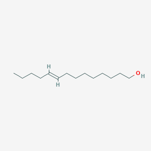 molecular formula C₁₄H₂₈O B110266 9-Tetradecen-1-ol, (E)- CAS No. 52957-16-1