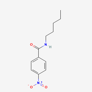 molecular formula C12H16N2O3 B11026616 4-nitro-N-pentylbenzamide CAS No. 89399-20-2