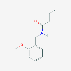 molecular formula C12H17NO2 B11026628 N-(2-methoxybenzyl)butanamide 
