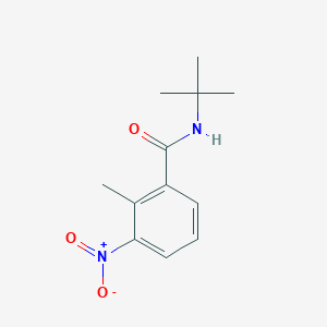 molecular formula C12H16N2O3 B11027804 N-tert-butyl-2-methyl-3-nitrobenzamide 