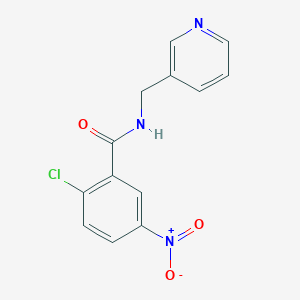 molecular formula C13H10ClN3O3 B11029029 2-chloro-5-nitro-N-(pyridin-3-ylmethyl)benzamide 