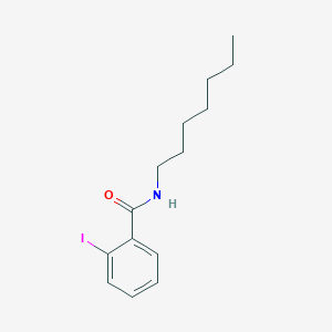molecular formula C14H20INO B11029783 N-heptyl-2-iodobenzamide 