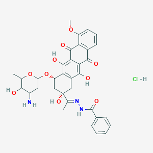 molecular formula C34H36ClN3O10 B110301 Rubidazone CAS No. 36508-71-1