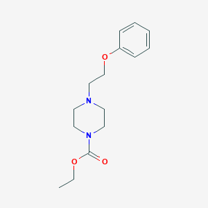 molecular formula C15H22N2O3 B110319 Ethyl 4-(2-phenoxyethyl)piperazine-1-carboxylate CAS No. 88708-38-7