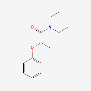 molecular formula C13H19NO2 B11032247 N,N-diethyl-2-phenoxypropanamide 