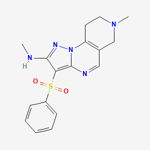 molecular formula C17H19N5O2S B11032481 AVN-322 free base 
