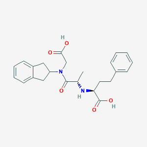 molecular formula C24H28N2O5 B110331 Delapril diacid CAS No. 83398-08-7