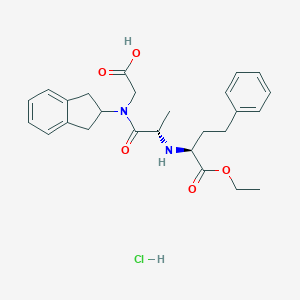 molecular formula C26H33ClN2O5 B110345 Delapril Hydrochloride CAS No. 83435-67-0